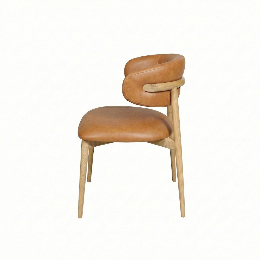 Milo Dining Chair - Tan. Picture 5