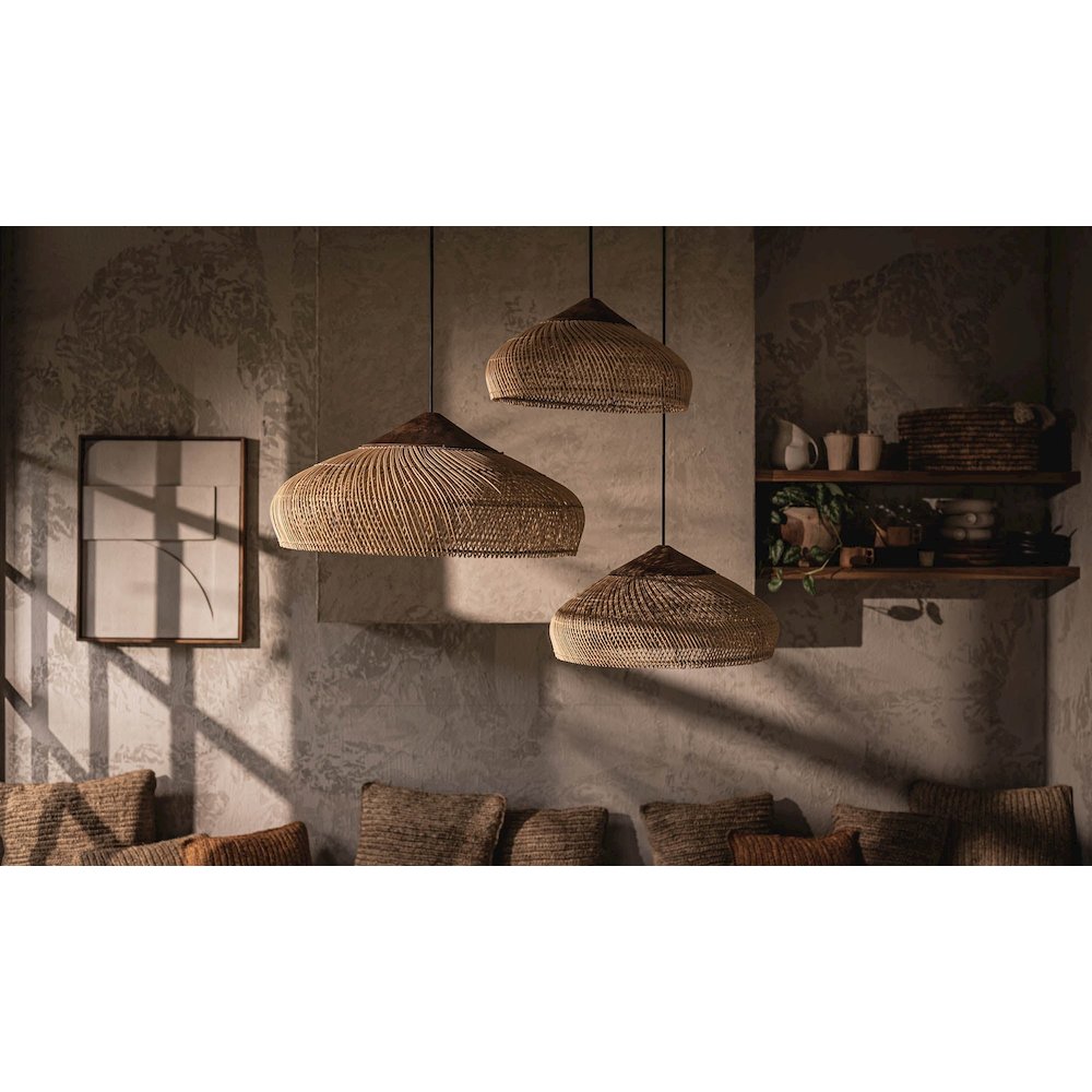 D-Bodhi Banjo Pendant Large - Natural. Picture 4