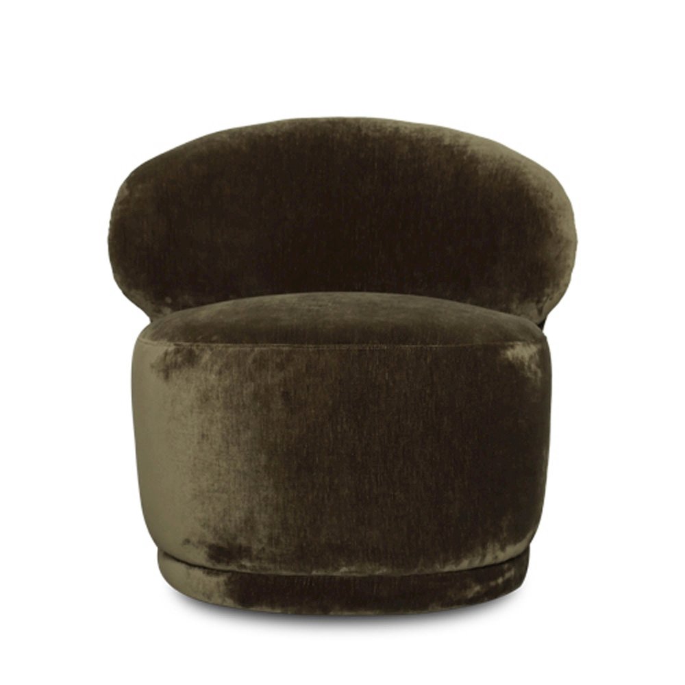 Rollo Club Chair - Distressed Khaki Green. Picture 3