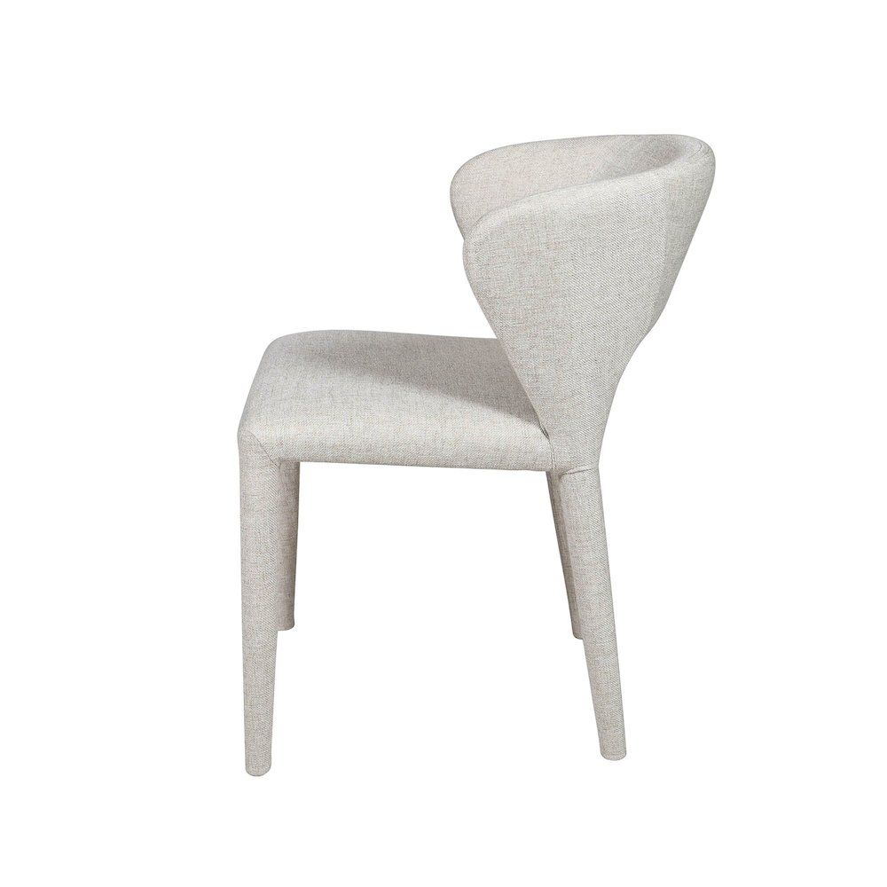 Dakota Dining Chair - Vanilla Tweed. Picture 5