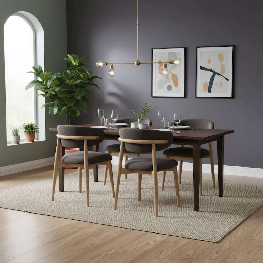 Milo Dining Chair - Slate Charcoal. Picture 2