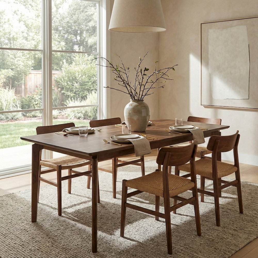 Kenzo Dining Table Small 60” – Brown. Picture 2