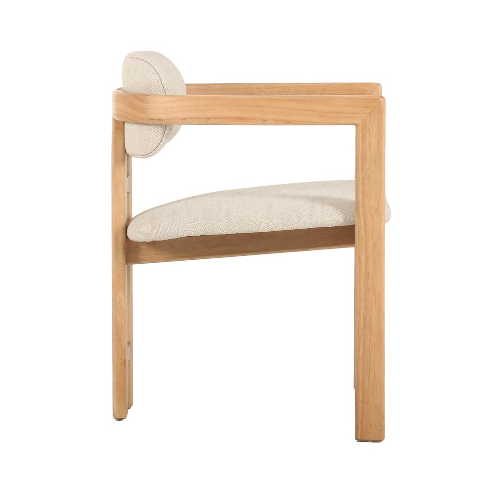 Monterrey Dining Chair - Cream Tweed. Picture 5