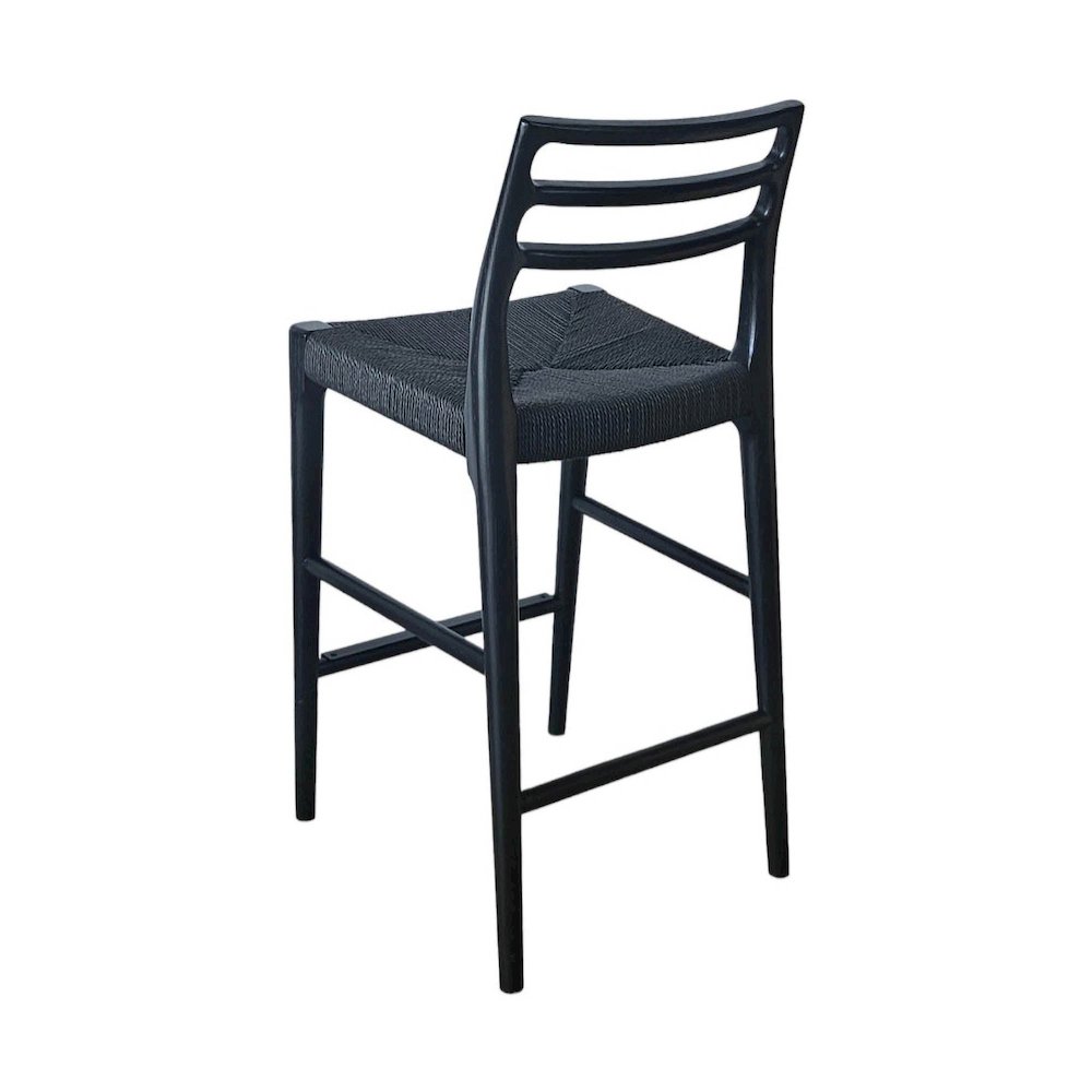 Java Bar Stool with 28" Seat Height - Black. Picture 7