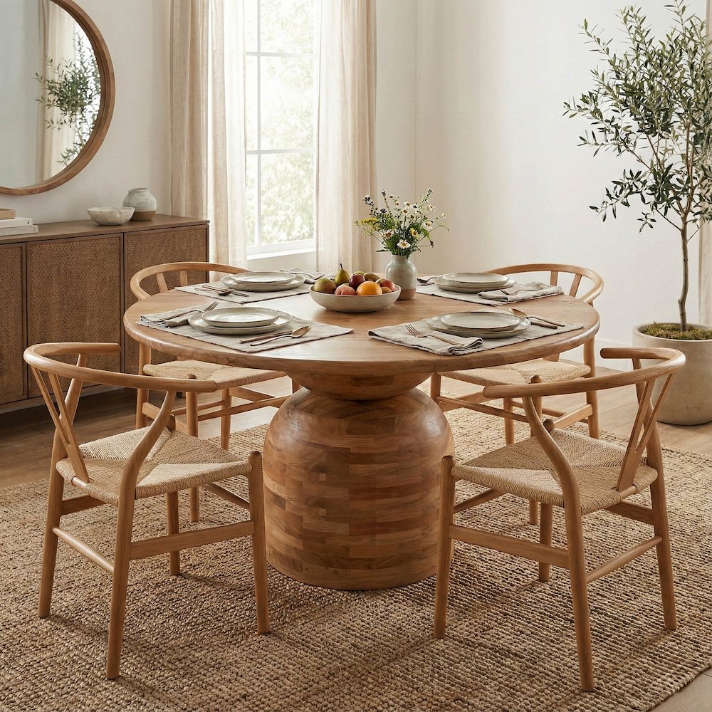 Form Round Dining Table. Picture 2