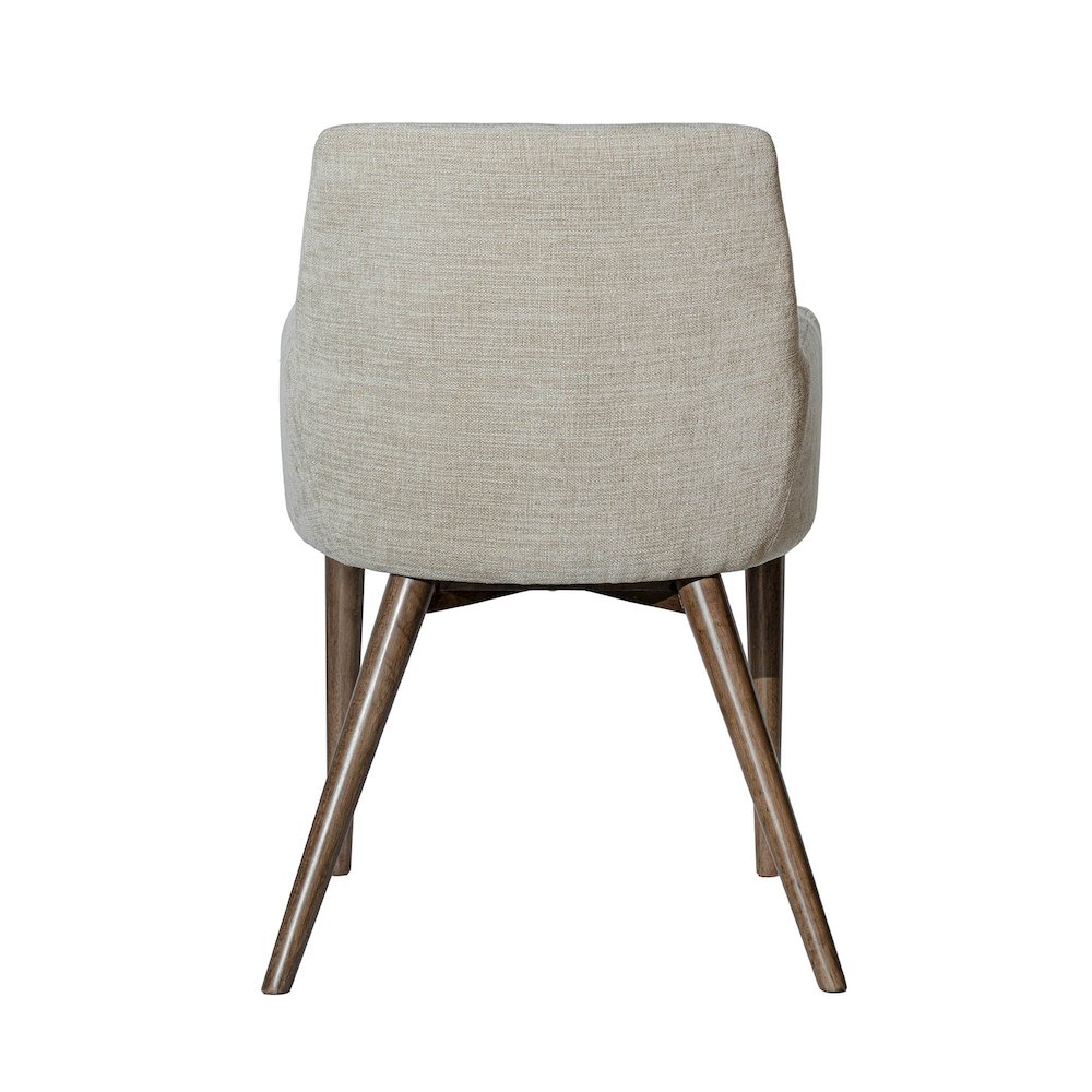 Fritz Arm Dining Chair - Taupe. Picture 7