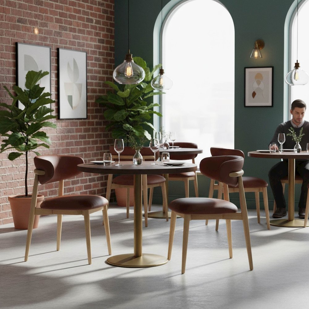 Milo Dining Chair - Tobacco. Picture 2