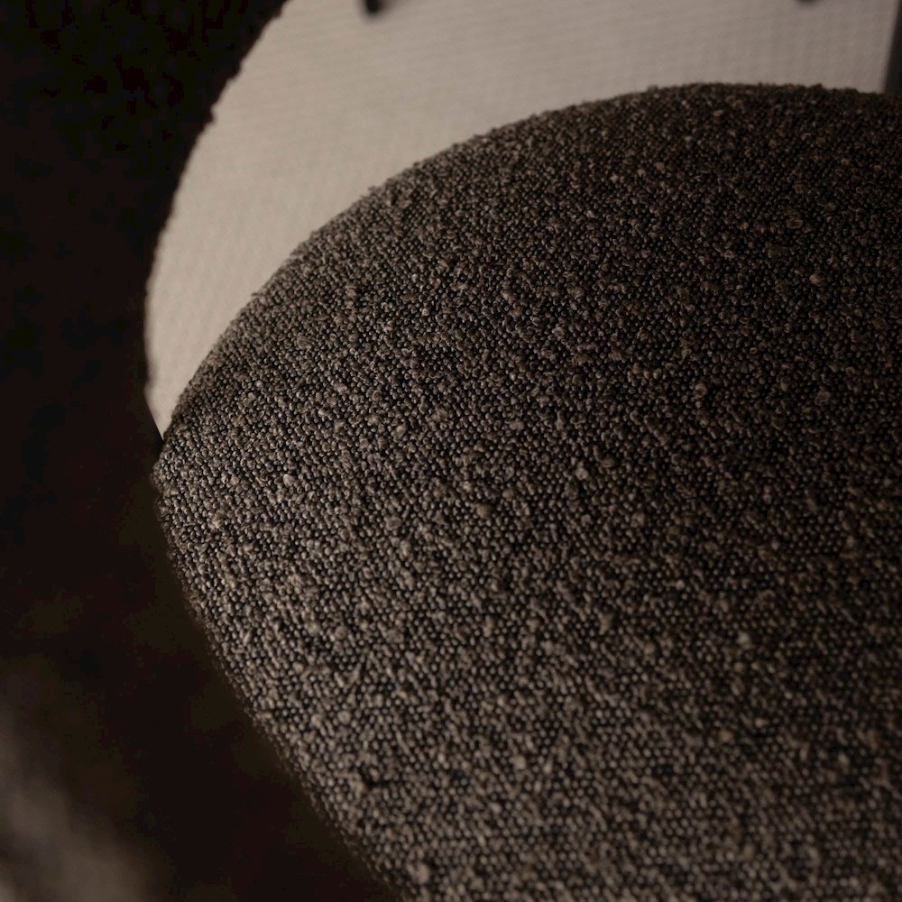 Cleo Dining Chair - Brown Boucle. Picture 12