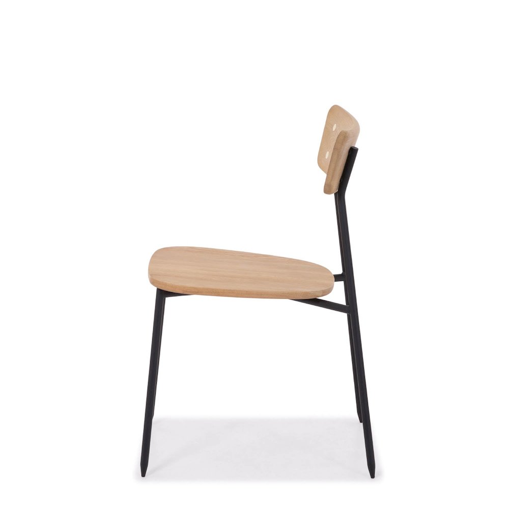 Colton Dining Chair - Natural Wood Seat. Picture 8