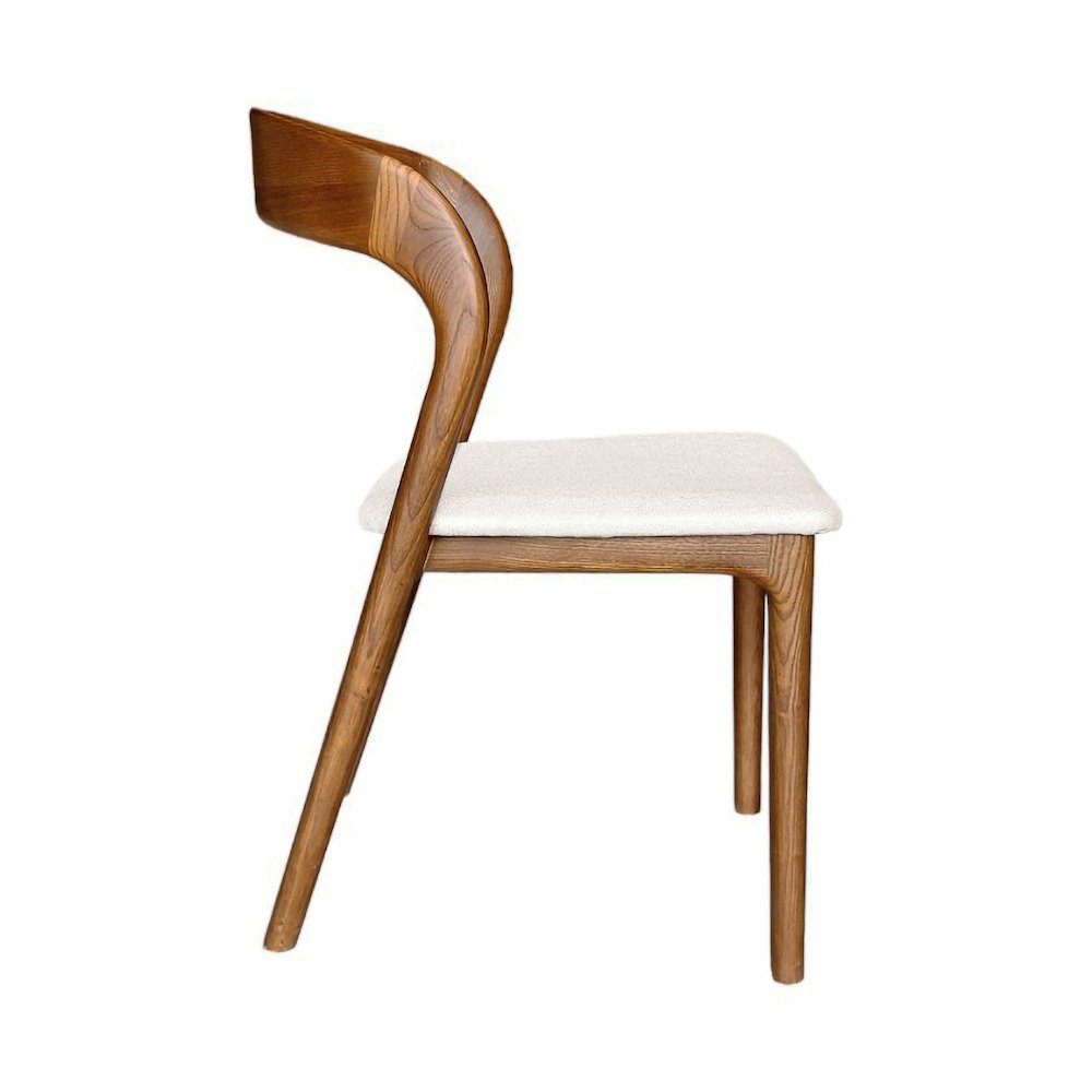 Rotondo Dining Chair - Walnut Frame. Picture 6