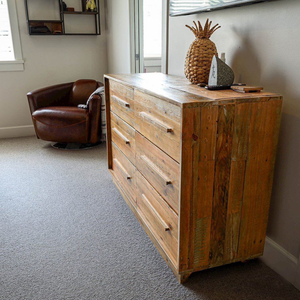Nevada 6 Drawer Dresser - Dark Driftwood. Picture 8