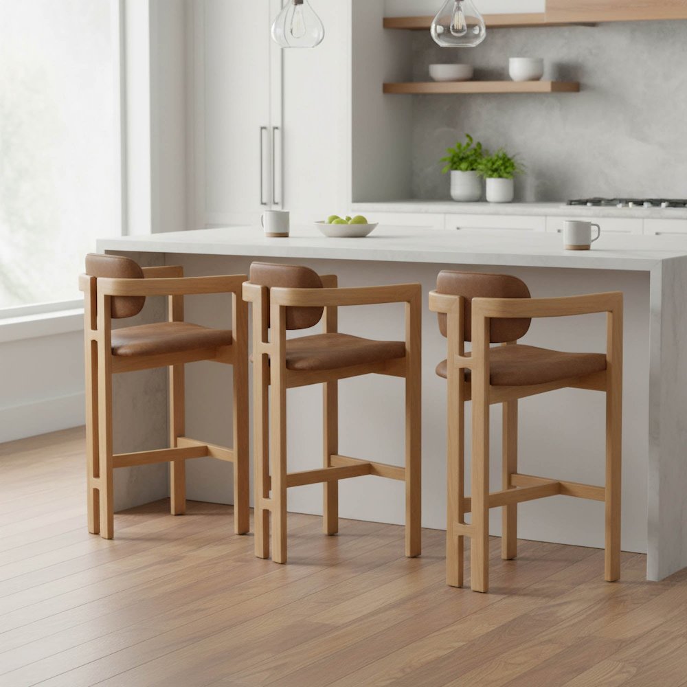 Monterrey Counter Stool - Cognac. Picture 2