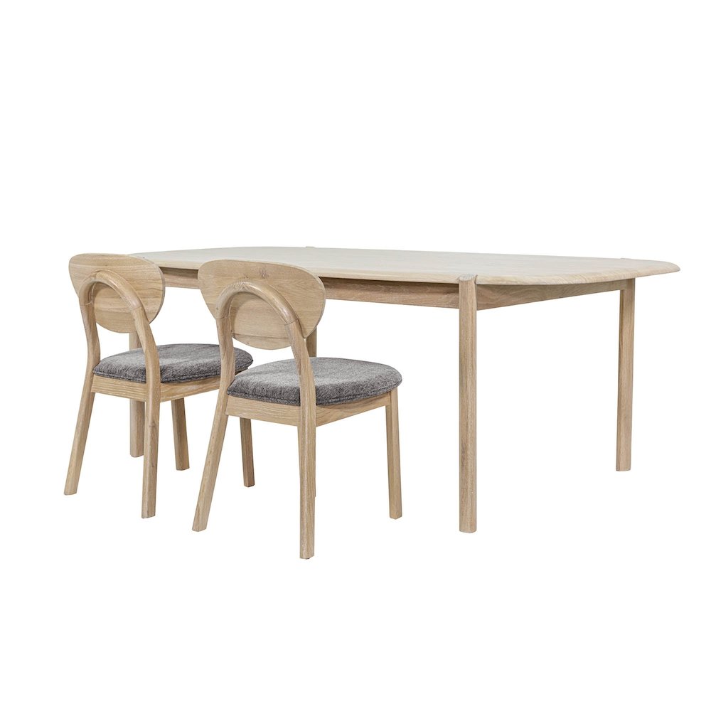 Runway Large Dining Table 82" - Light Oak. Picture 11