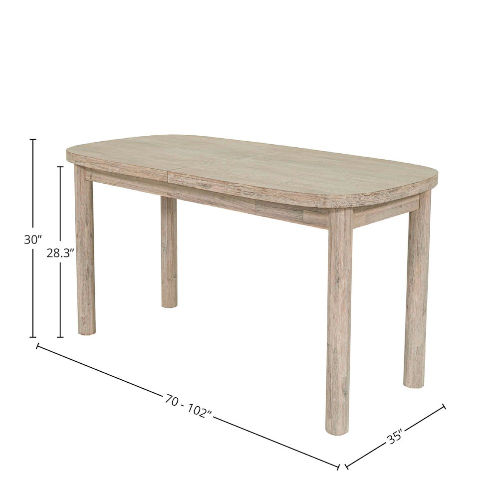 Oasis Extension Dining Table (70"/102"). Picture 3