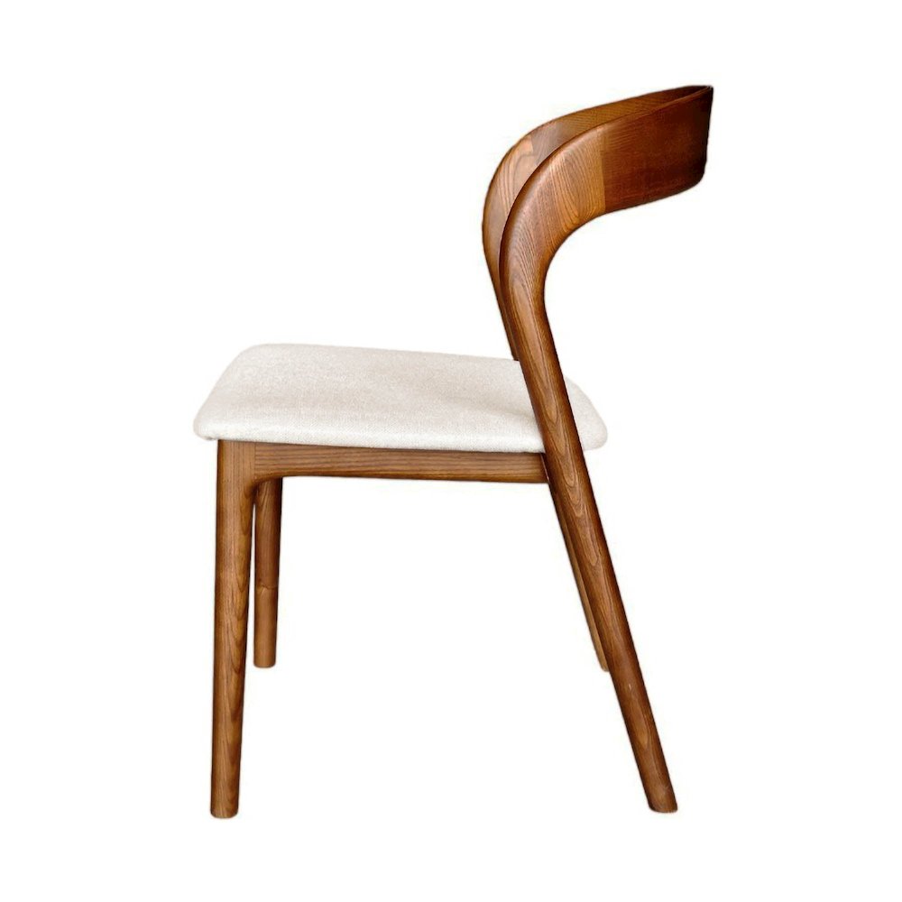 Rotondo Dining Chair - Walnut Frame. Picture 10