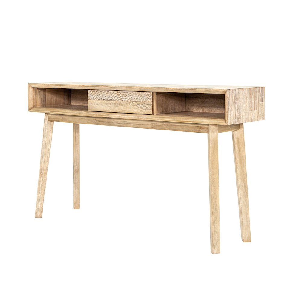 Gia Console Table - Light Driftwood. Picture 1