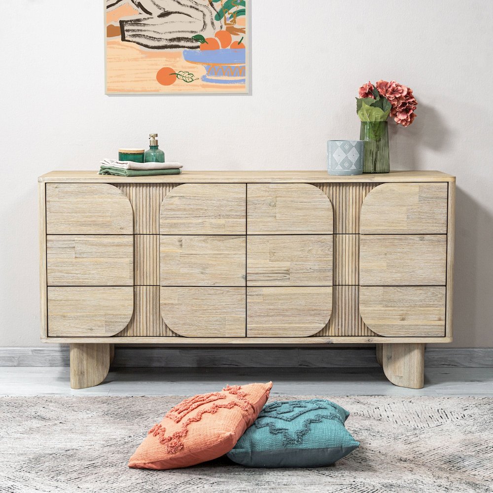Haru 6 Drawer Dresser. Picture 14