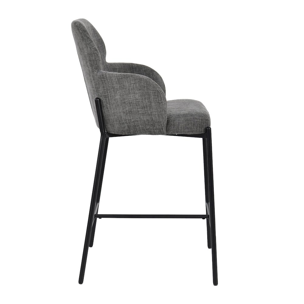 Allegra Counter Stool - Graphite. Picture 6