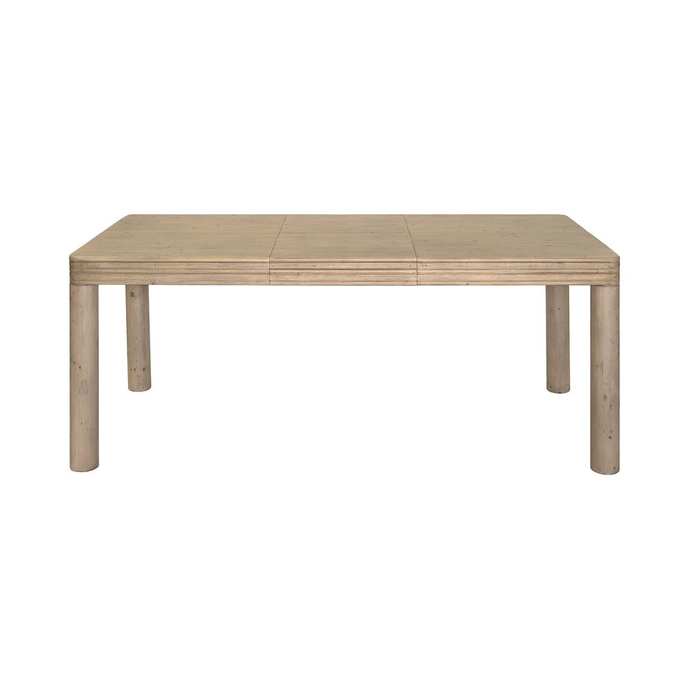 Opera Extension Dining Table (55"/74.8") - Scrubbed Teak. Picture 3