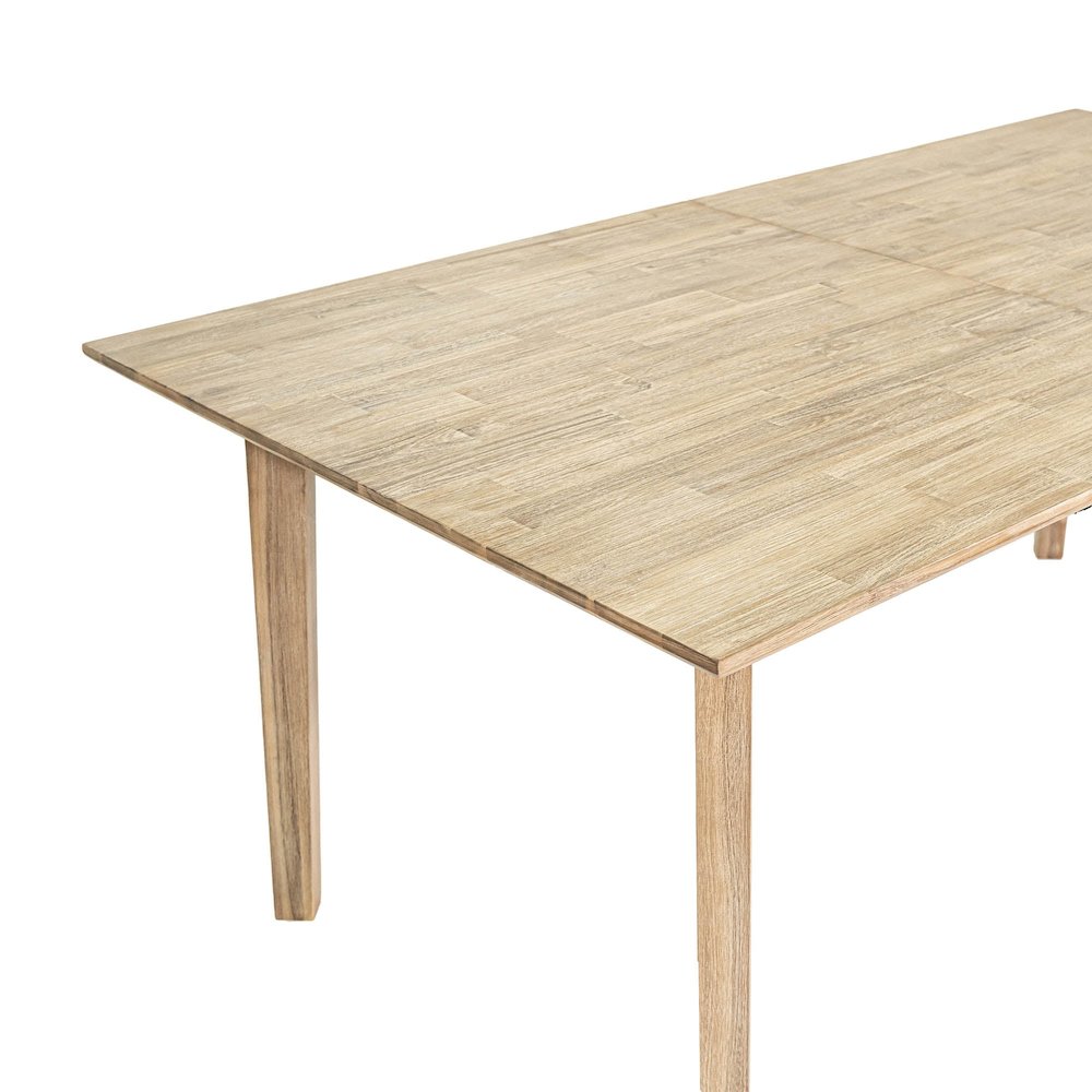 Gia Extension Dining Table 71/102" - Light Driftwood. Picture 10