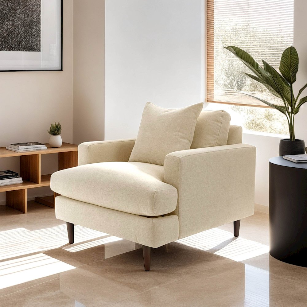 Martha Club Chair - Beach Alabaster. Picture 2