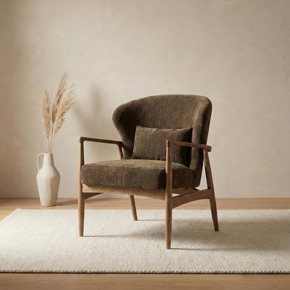Rhodes Club Chair - Nettle. Picture 2
