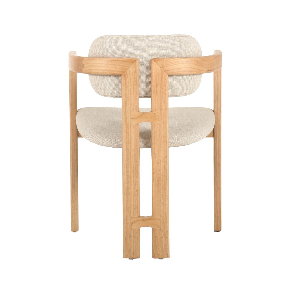 Monterrey Dining Chair - Cream Tweed. Picture 6