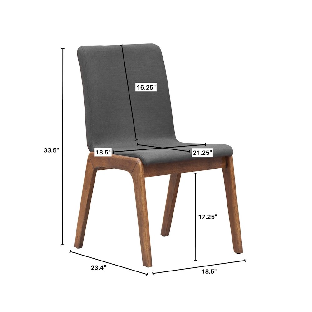 Remix Dining Chair - Grey. Picture 15