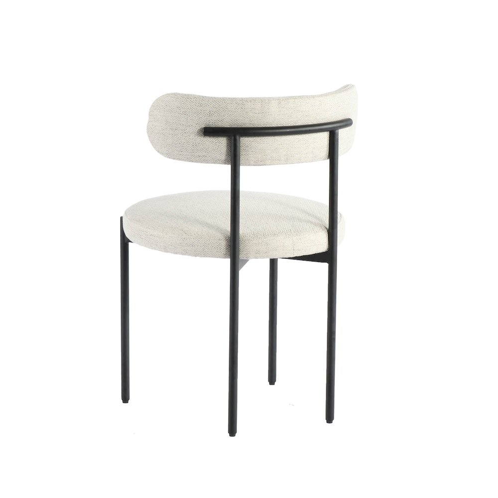 Cleo Dining Chair - Macadamia Travertine. Picture 6