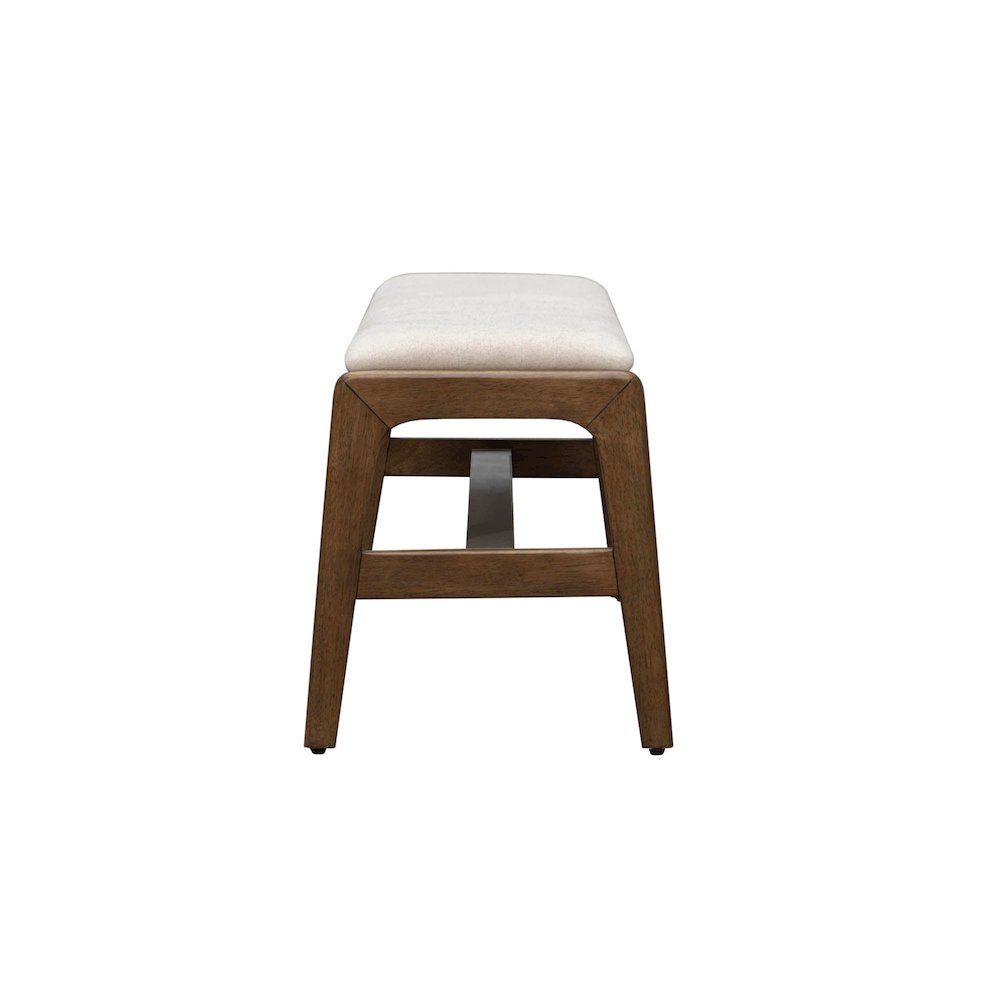 Remix Upholstered Bench - Cream. Picture 7