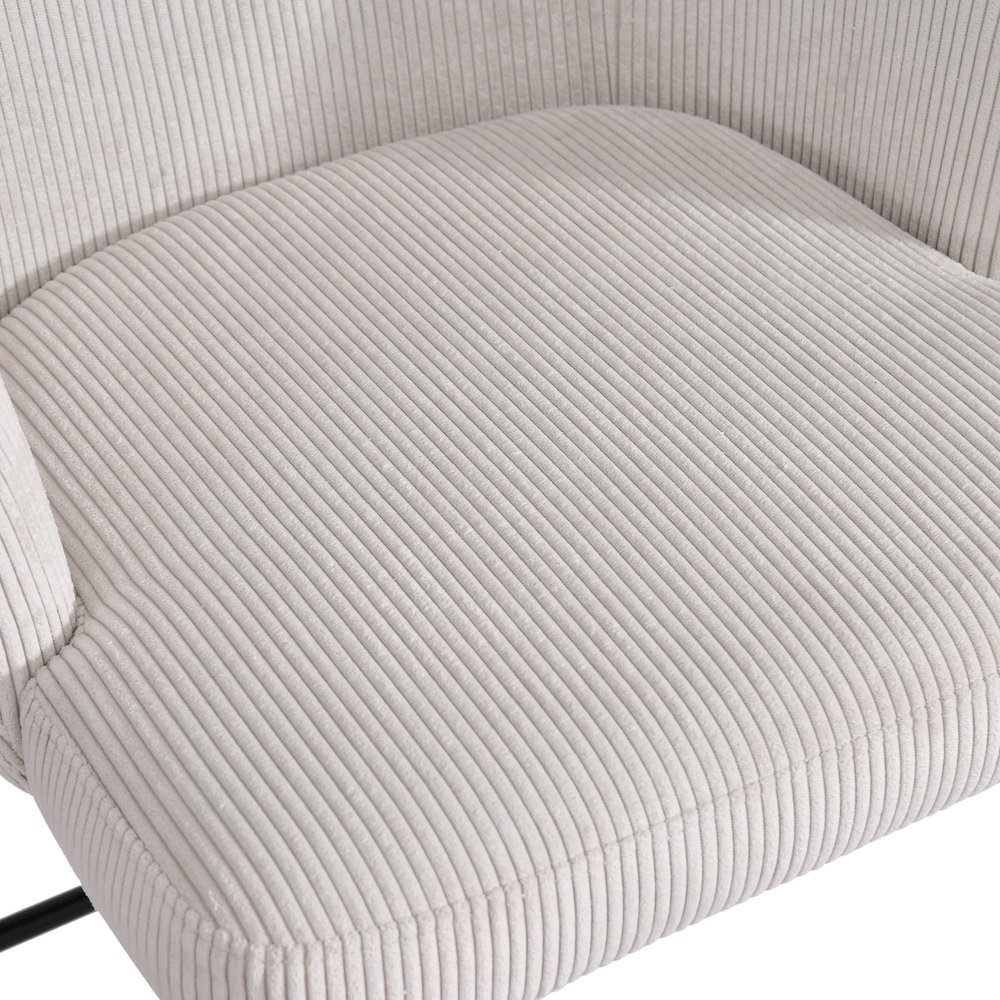 Allegra Counter Stool - Corduroy White. Picture 10