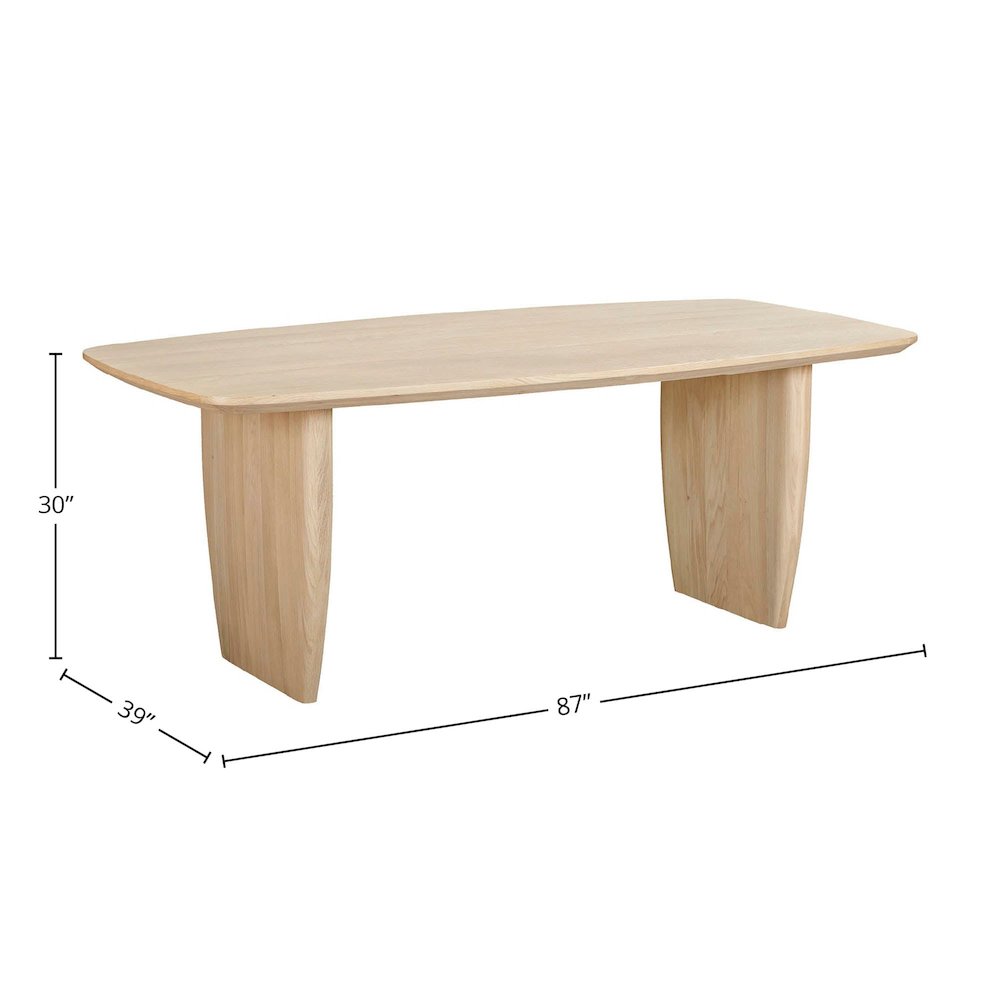 Tonic Dining Table - Biscotti Oak. Picture 3