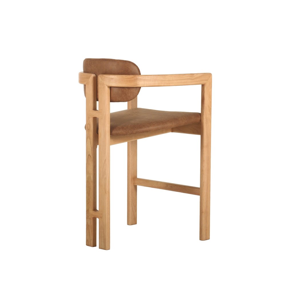Monterrey Counter Stool - Cognac. Picture 7