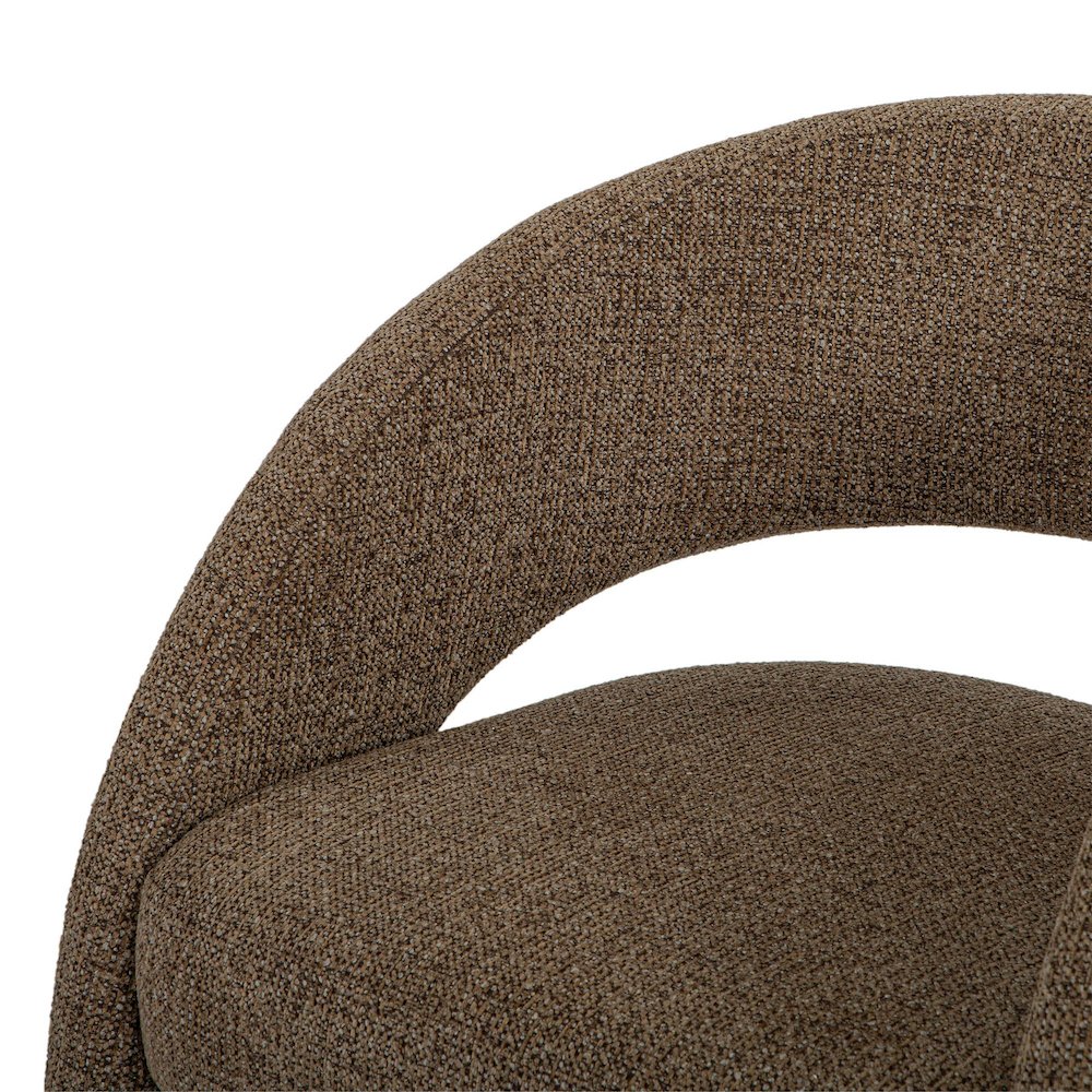 Virgo Club Chair - Chocolate. Picture 9