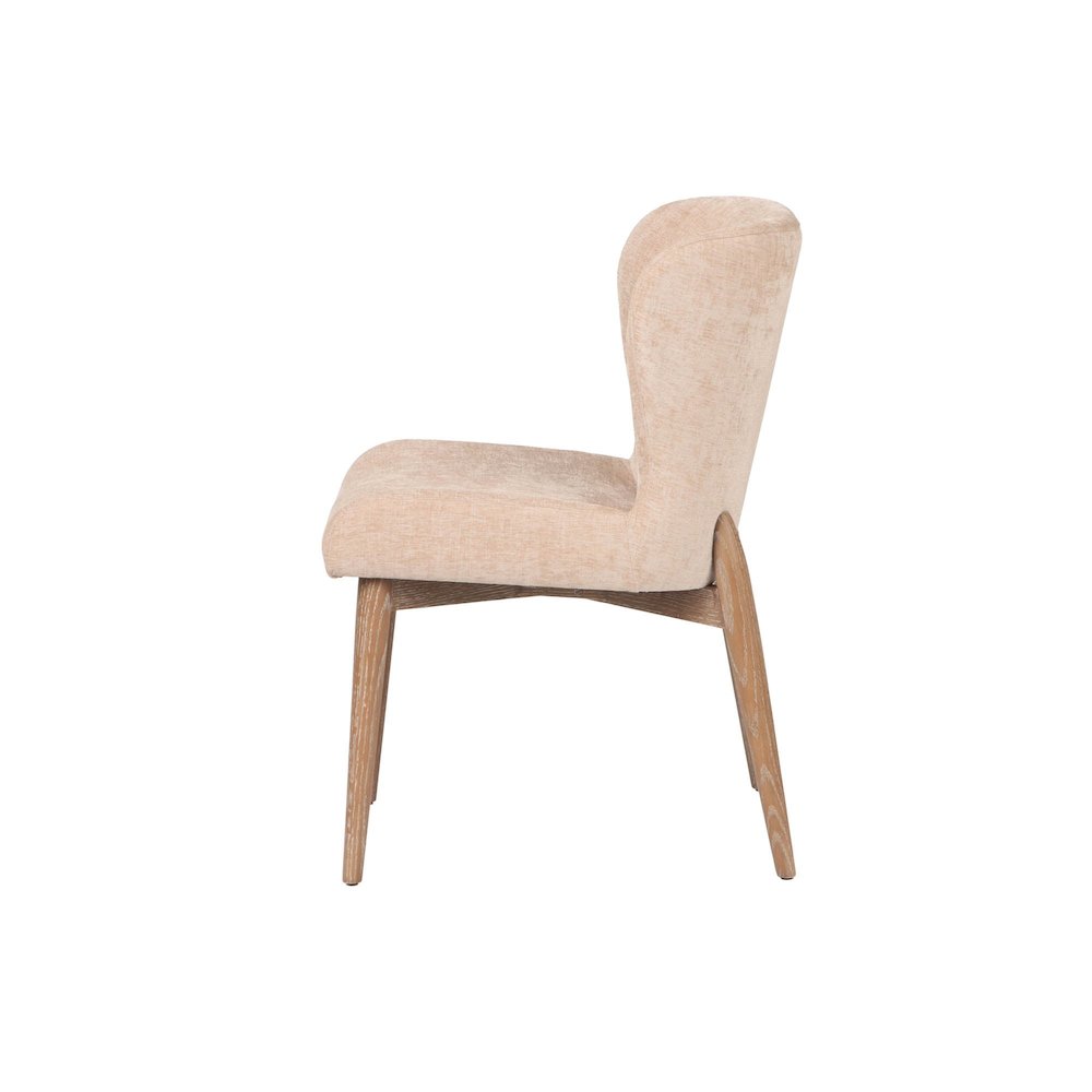 Uffizi Dining Chair - Champagne Chenille. Picture 4