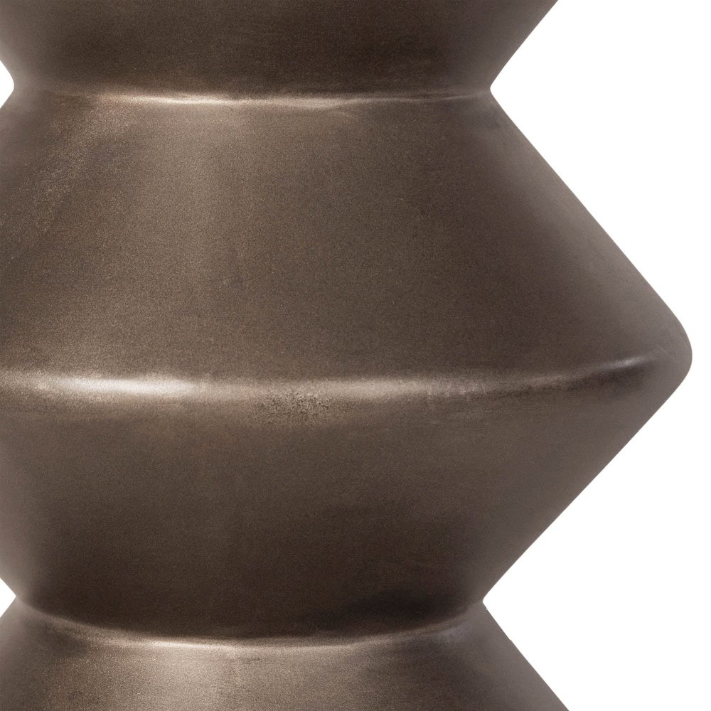 Concrete Inverted Side Table - Bronze. Picture 9