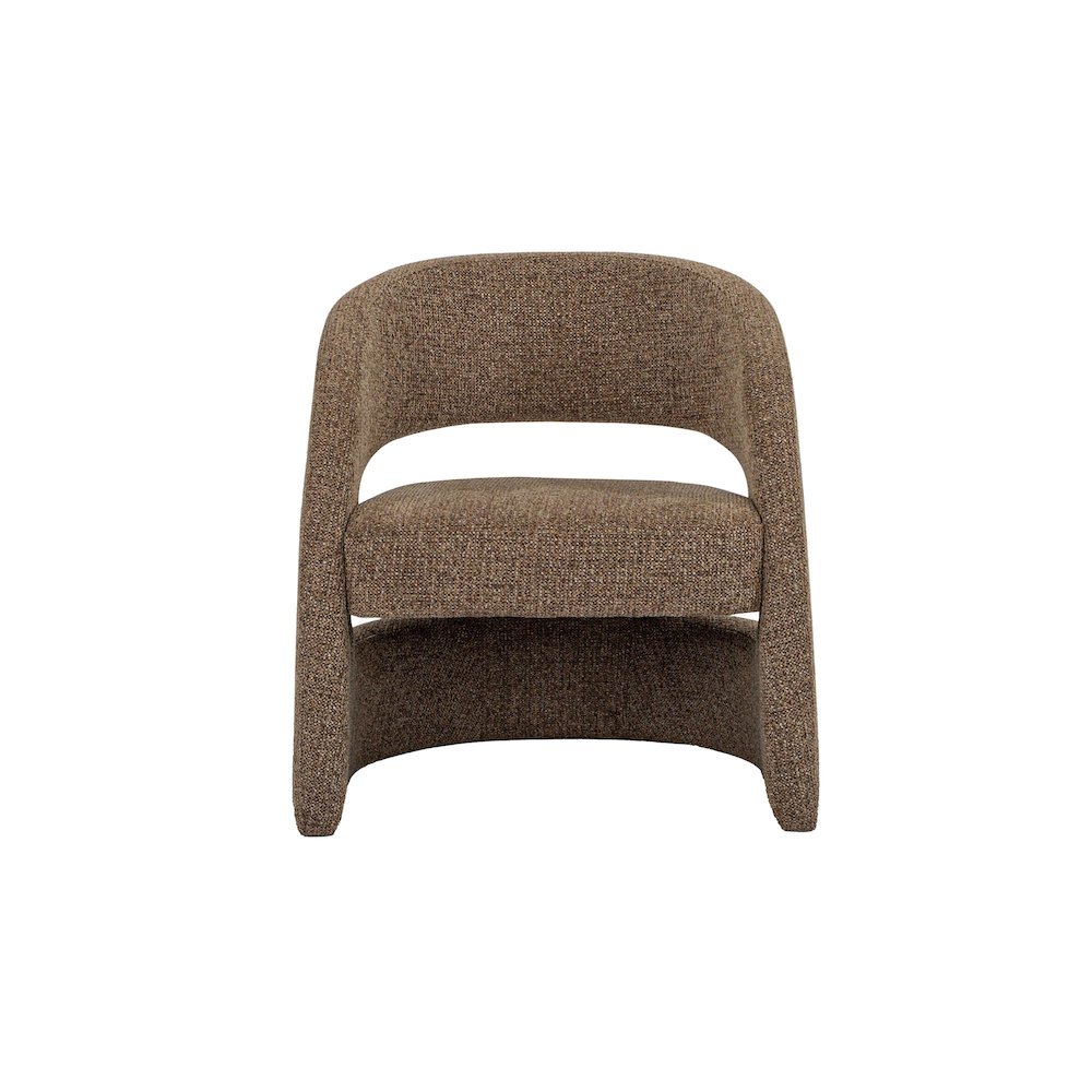 Virgo Club Chair - Chocolate. Picture 4