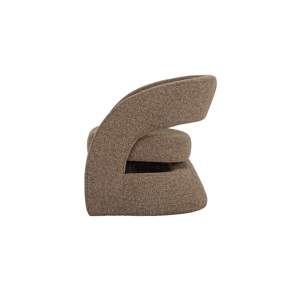 Virgo Club Chair - Chocolate. Picture 12