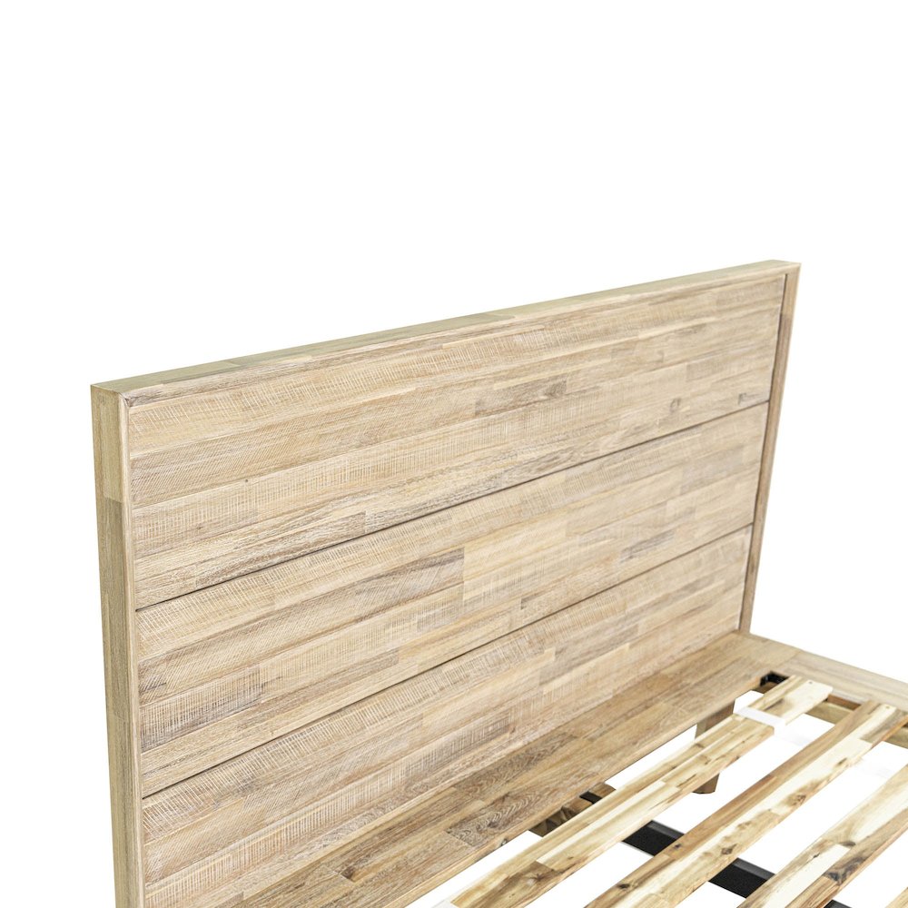 Gia Queen Bed - Light Driftwood. Picture 11