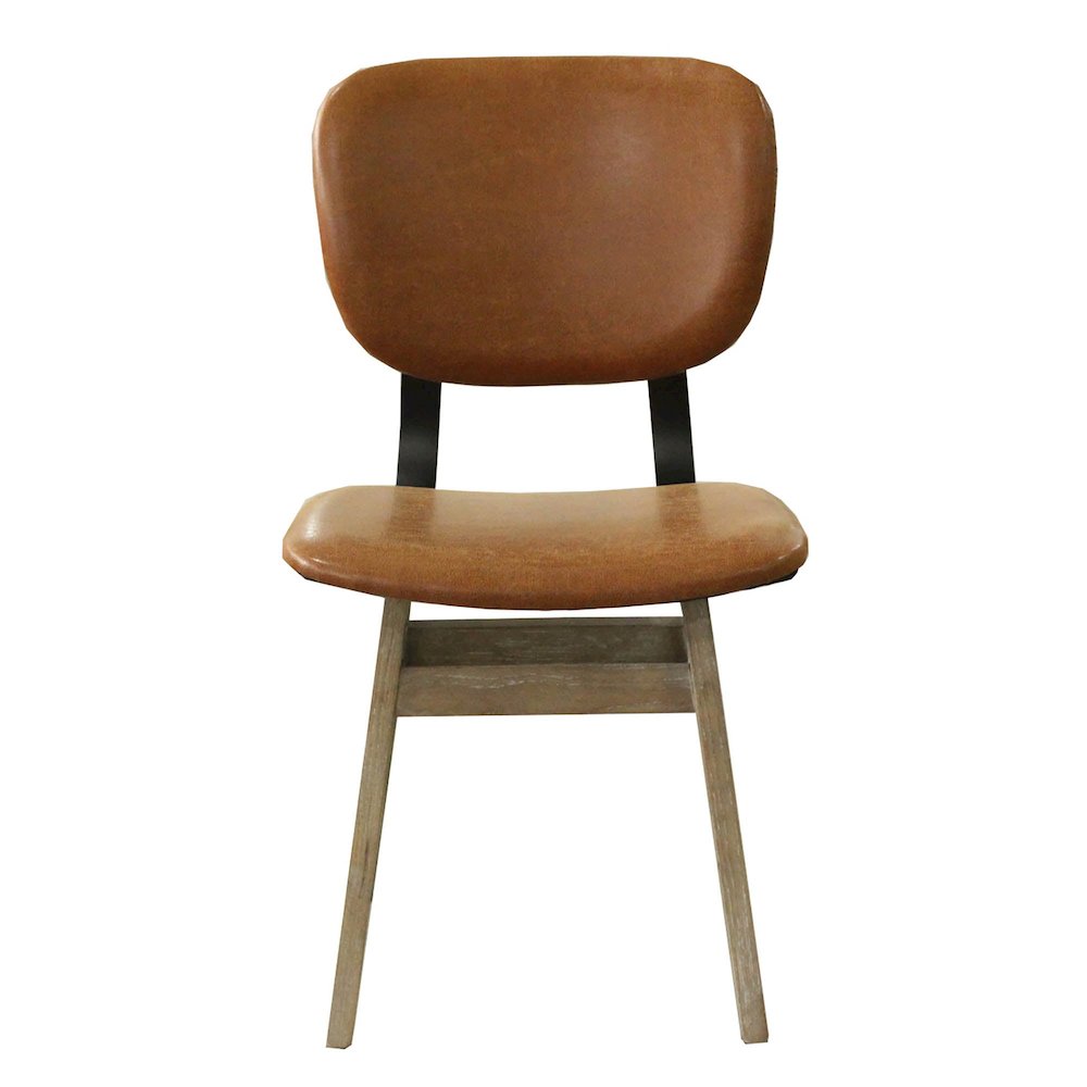 Fraser Dining Chair - Tan Brown. Picture 4