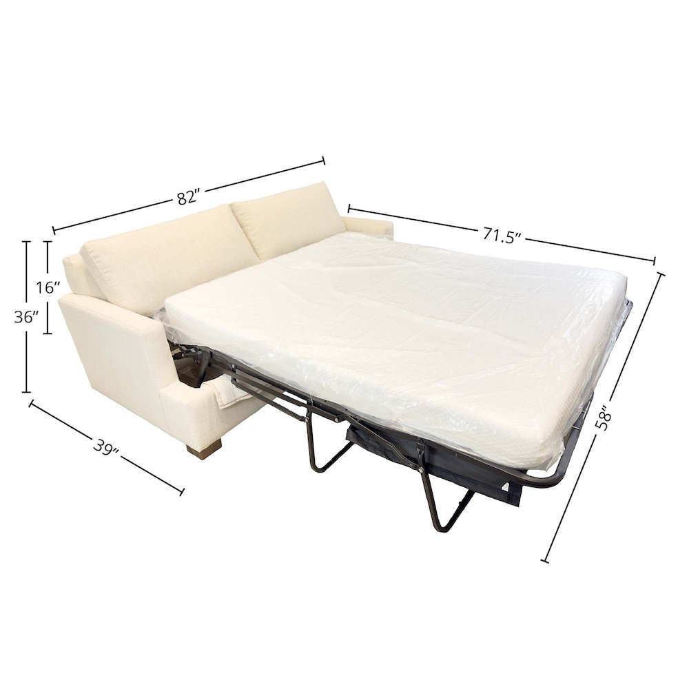 Martha Queen Sofa Bed - Beach Alabaster. Picture 5