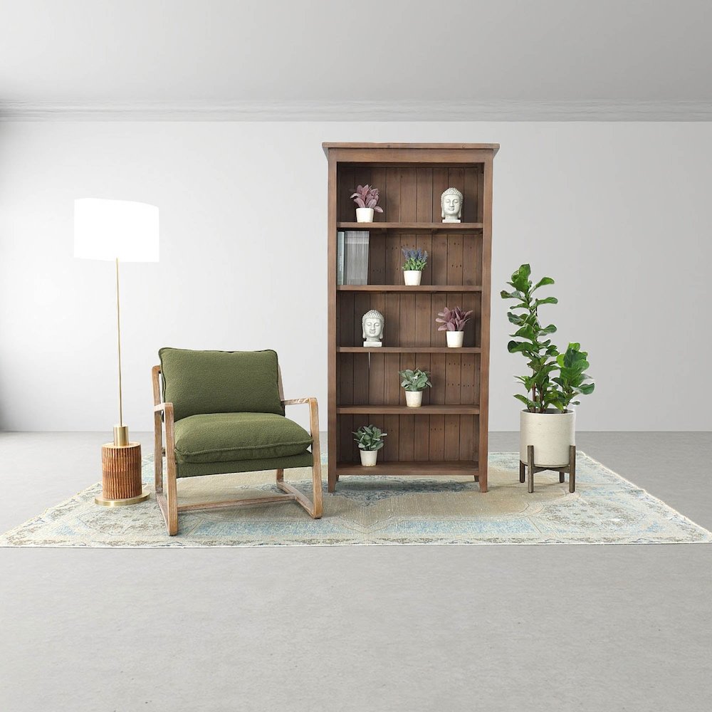 Huntington Club Chair - Moss Boucle. Picture 3
