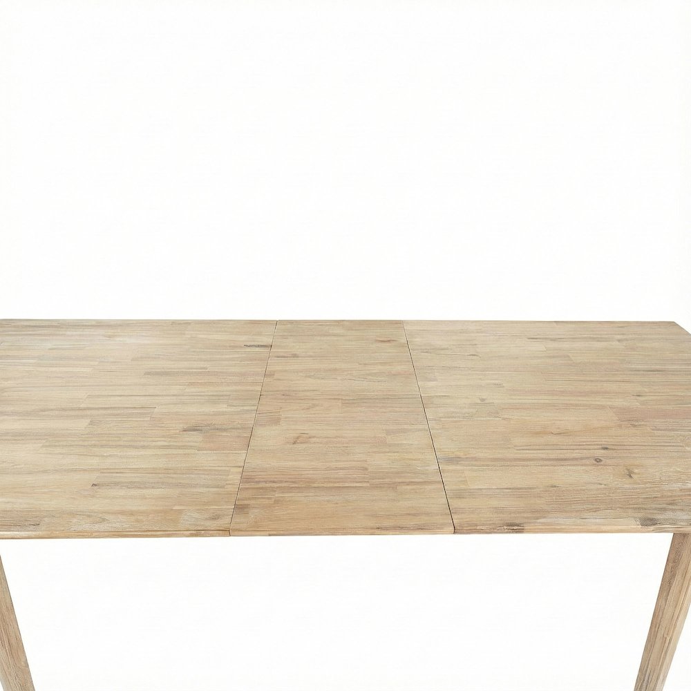 Gia Extension Dining Table 71/102" - Light Driftwood. Picture 14