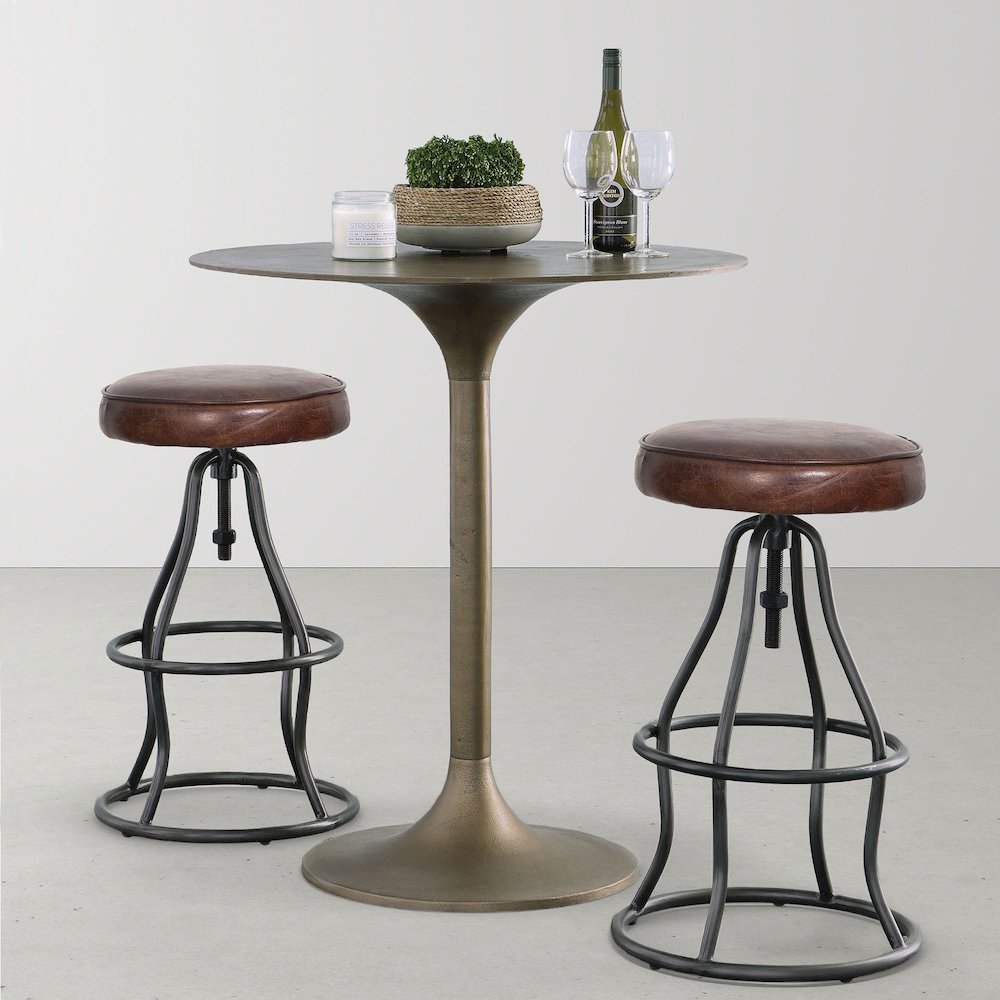 Bowie Stool - Vintage Brown. Picture 2