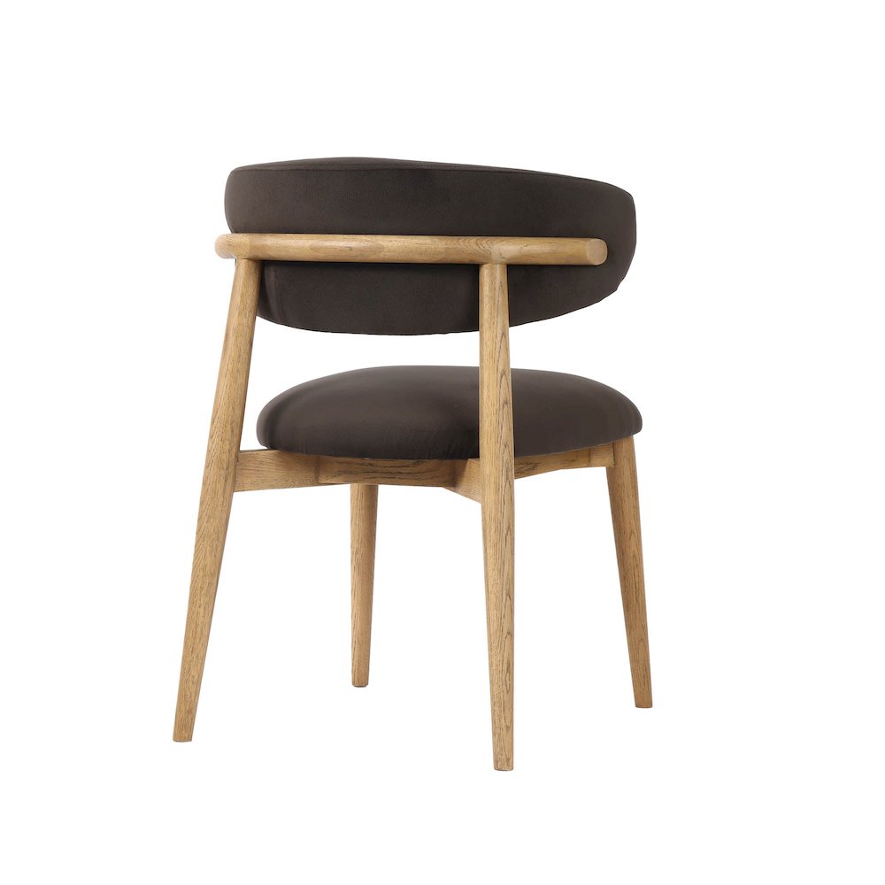 Milo Dining Chair - Slate Charcoal. Picture 5
