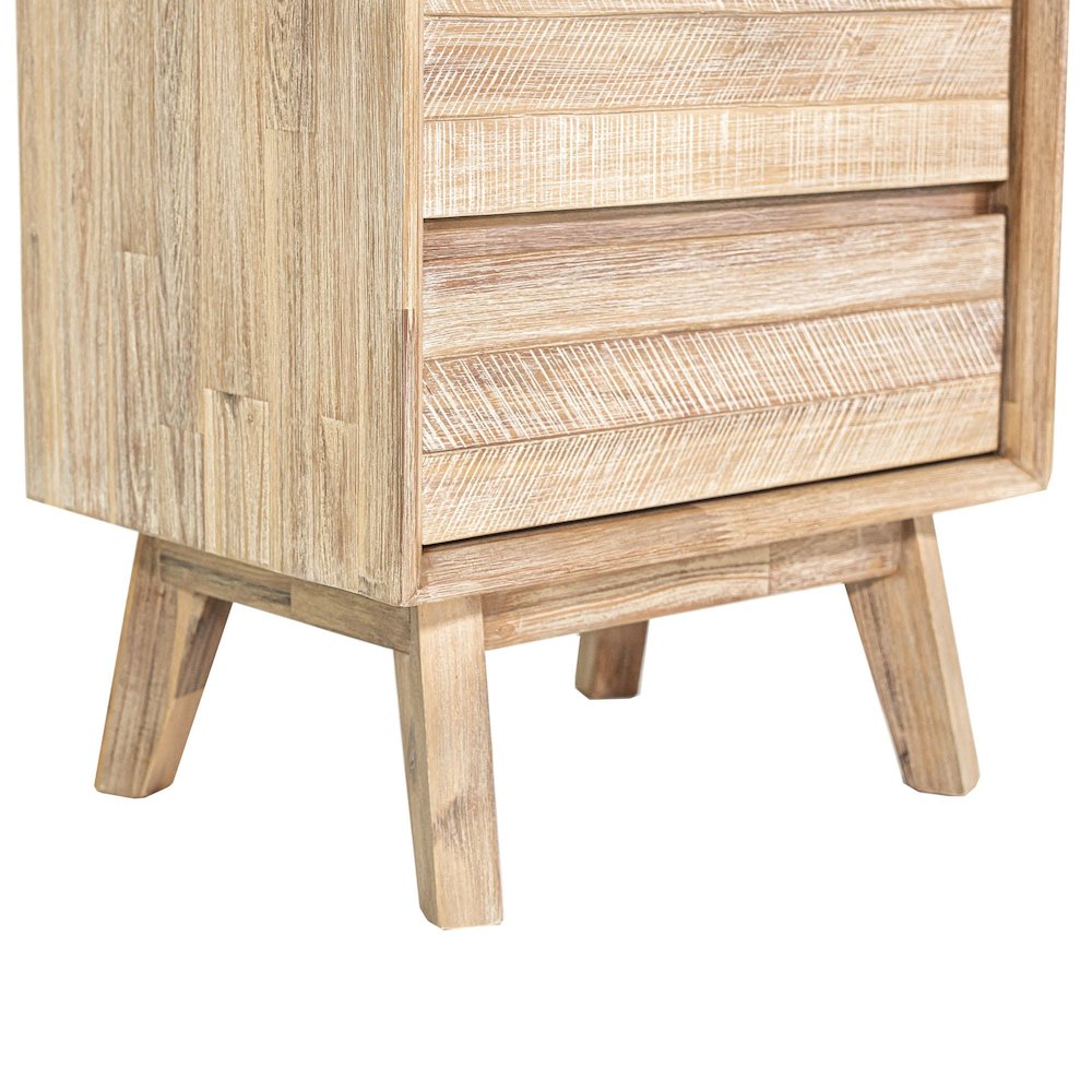 Gia 2 Drawer Nightstand - Light Driftwood. Picture 18