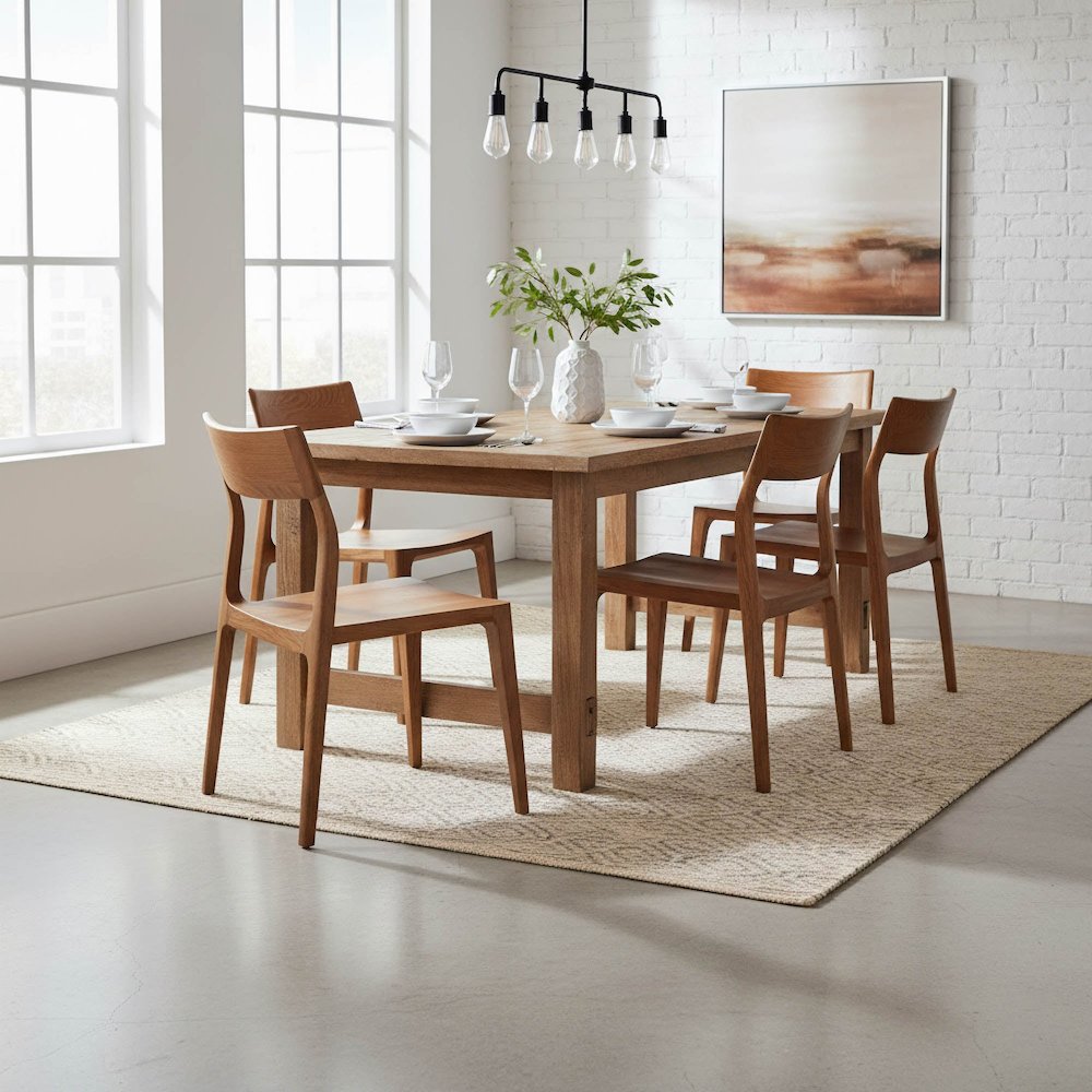 Catania Dining Chair - Warm Brown. Picture 2