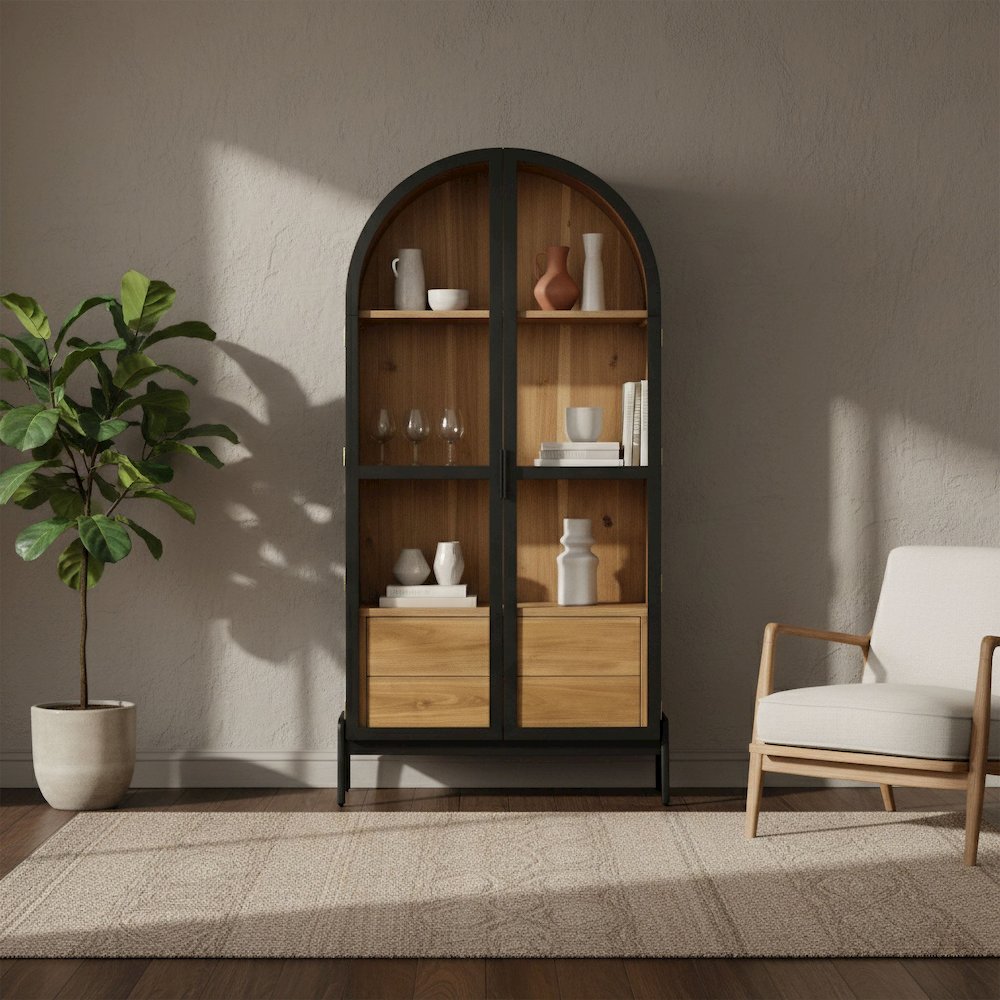 Remix Display Cabinet - Black. Picture 2