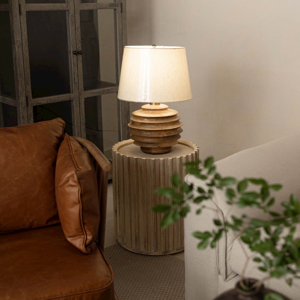 Skye Natural Lamp. Picture 6