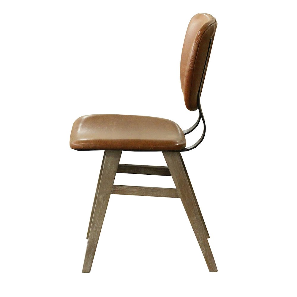 Fraser Dining Chair - Tan Brown. Picture 6